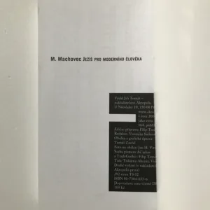 Ježíš pro moderního člověka, Milan Machovec