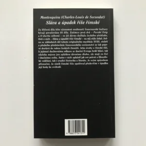 Sláva a úpadek Říše římské, Montesquieu, Charles-Louis de Secondat