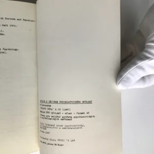 Studie k dějinám psychiatrického myšlení, Michal Černoušek