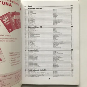 Katalog církevních škol a školských zařízení 1999/2000