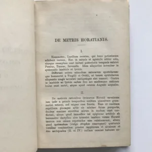 Carmina, Quintus Horatius Flaccus, Lucian Müller