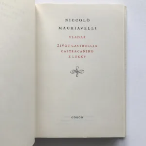 Vladař, Niccolo Machiavelli