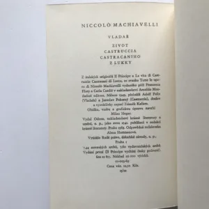 Vladař, Niccolo Machiavelli