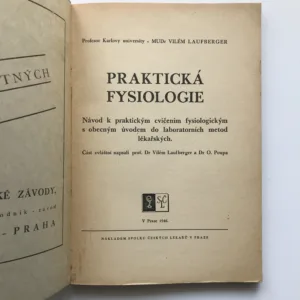 Praktická fysiologie, Vilém Laufberger