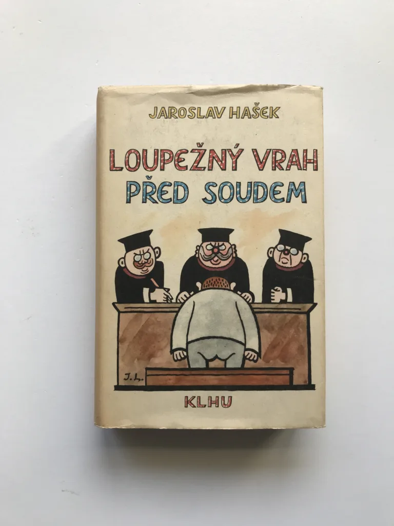 Loupežný vrah před soudem, Jaroslav Hašek