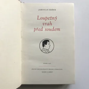 Loupežný vrah před soudem, Jaroslav Hašek