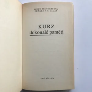 Kurz dokonalé paměti, Joyce Brothersová, Edward P. F. Eagan