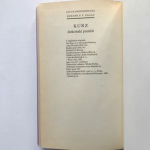 Kurz dokonalé paměti, Joyce Brothersová, Edward P. F. Eagan