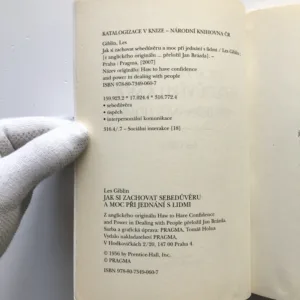 Jak si zachovat sebedůvěru a moc při jednání s lidmi, Les Giblin