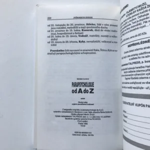 Parapsychologie od A do Z aneb Okultní vědy a jejich neuvěřitelné možnosti, Michéle Curcio