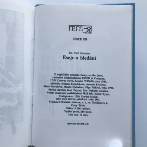 Eseje o hledání, Paul Brunton