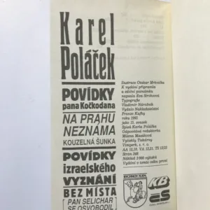 Povídky pana Kočkodana / Na prahu neznáma / Kouzelná šunka / Povídky izraelského vyznání / Bez místa / Pan Selichar se osvobodil, Karel Poláček