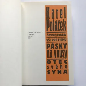 Židovské anekdoty / Vše pro firmu / Pásky na vousy / Otec svého syna, Karel Poláček