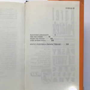 Židovské anekdoty / Vše pro firmu / Pásky na vousy / Otec svého syna, Karel Poláček