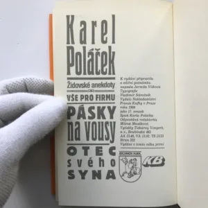 Židovské anekdoty / Vše pro firmu / Pásky na vousy / Otec svého syna, Karel Poláček