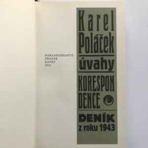 Úvahy / Korespondence / Deník z roku 1943, Karel Poláček