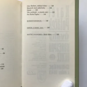 Úvahy / Korespondence / Deník z roku 1943, Karel Poláček