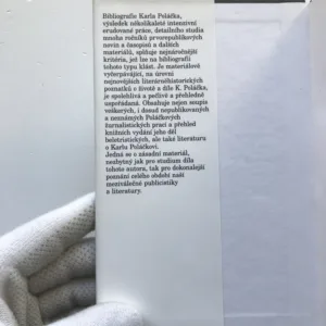 Bibliografie Karla Poláčka (Soupis jeho díla a literatury o něm), Boris Mědílek