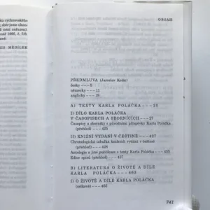 Bibliografie Karla Poláčka (Soupis jeho díla a literatury o něm), Boris Mědílek