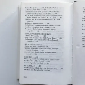 Bibliografie Karla Poláčka (Soupis jeho díla a literatury o něm), Boris Mědílek