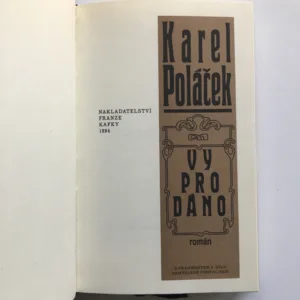 Vyprodáno, Karel Poláček