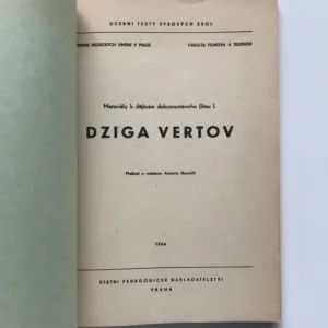 Dziga Vertov (Materiály k dějinám dokumentárního filmu I.), Antonín Navrátil