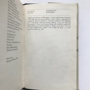 Zamyšlení režiséra, Otakar Vávra