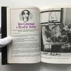 Byli jsme a buben (O hudebním a jiném díle Járy Cimrmana), Jiří Šebánek, Karel Velebný