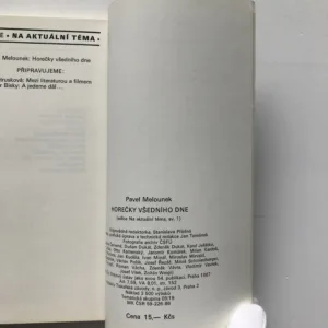 Horečky všedního dne aneb Nová jména, nové pohledy v našem filmu 70. a 80. let, Pavel Melounek