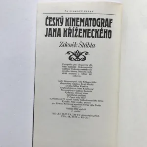 Český kinematograf Jana Kříženeckého, Zdeněk Štábla