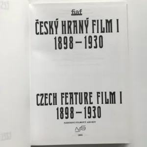 Český hraný film I (1898-1930), kolektiv autorů