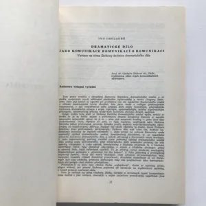 Otázky divadla a filmu I. (Theatralia et cinematographica), Artur Závodský, kolektiv autorů