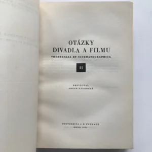 Otázky divadla a filmu II. (Theatralia et cinematographica), Artur Závodský, kolektiv autorů