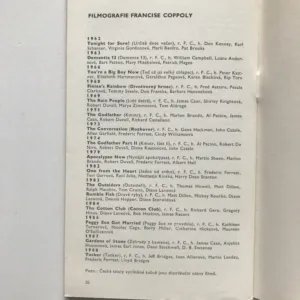 Francis Coppola, Miloš Fikejz