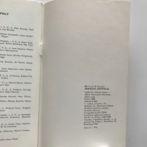 Francis Coppola, Miloš Fikejz