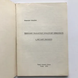 Čtvrtstoletí československé socialistické kinematografie a její další perspektivy, Stanislav Zvoníček