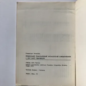 Čtvrtstoletí československé socialistické kinematografie a její další perspektivy, Stanislav Zvoníček