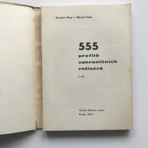 555 profilů zahraničních režisérů I. + II., Jaroslav Brož, Myrtil Frída