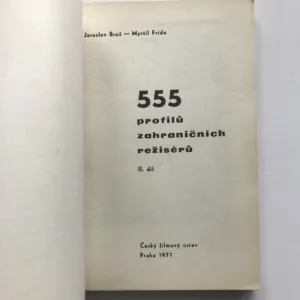 555 profilů zahraničních režisérů I. + II., Jaroslav Brož, Myrtil Frída