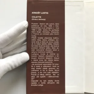 Colette (Dívka z Antverp), Arnošt Lustig