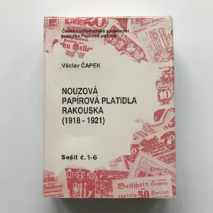 Nouzová papírová platidla Rakouska (1918-1921), sešit č. 1-6, Václav Čapek