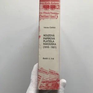 Nouzová papírová platidla Rakouska (1918-1921), sešit č. 1-6, Václav Čapek