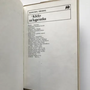 Kličky na kapesníku (Román – interview), Bohumil Hrabal, László Szigeti