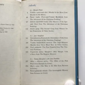 Muž v mlze, Agatha Christie