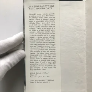 Klíč moudrosti, Jan Dobraczynski