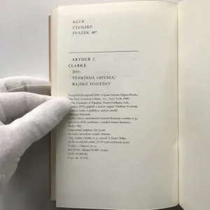 2001: Vesmírná odysea / Rajské fontány, Arthur C. Clarke