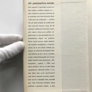 Pět japonských novel, Ičijó Higuči, Hómei Iwano, Džuničiró Tanizaki, Riiči Jokomicu, Jasunari Kawabata