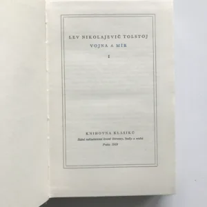 Vojna a mír I-IV, Lev Nikolajevič Toljstoj