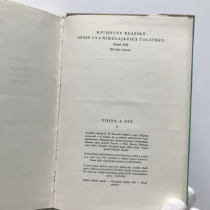 Vojna a mír I-IV, Lev Nikolajevič Toljstoj
