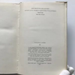 Vojna a mír I-IV, Lev Nikolajevič Toljstoj